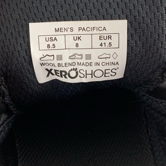 Xero Shoes Pacifica Sneakers Gray Wool Blend Lace Up Natural Comfort Men’s 8.5 - Picture 10 of 11